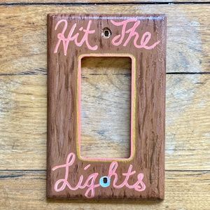 Hand Painted Light Switch Plate